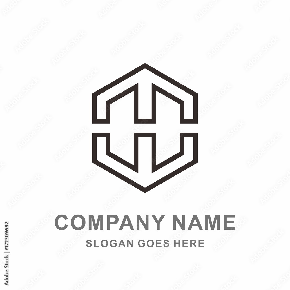 Monogram Letter H Geometric Hexagon Cube Architecture Construction Business Company Stock Vector Logo Design Template Monogram Letter H Geometric Hexagon Cube Architecture Construction Business Company Stock Vector Logo Design Template