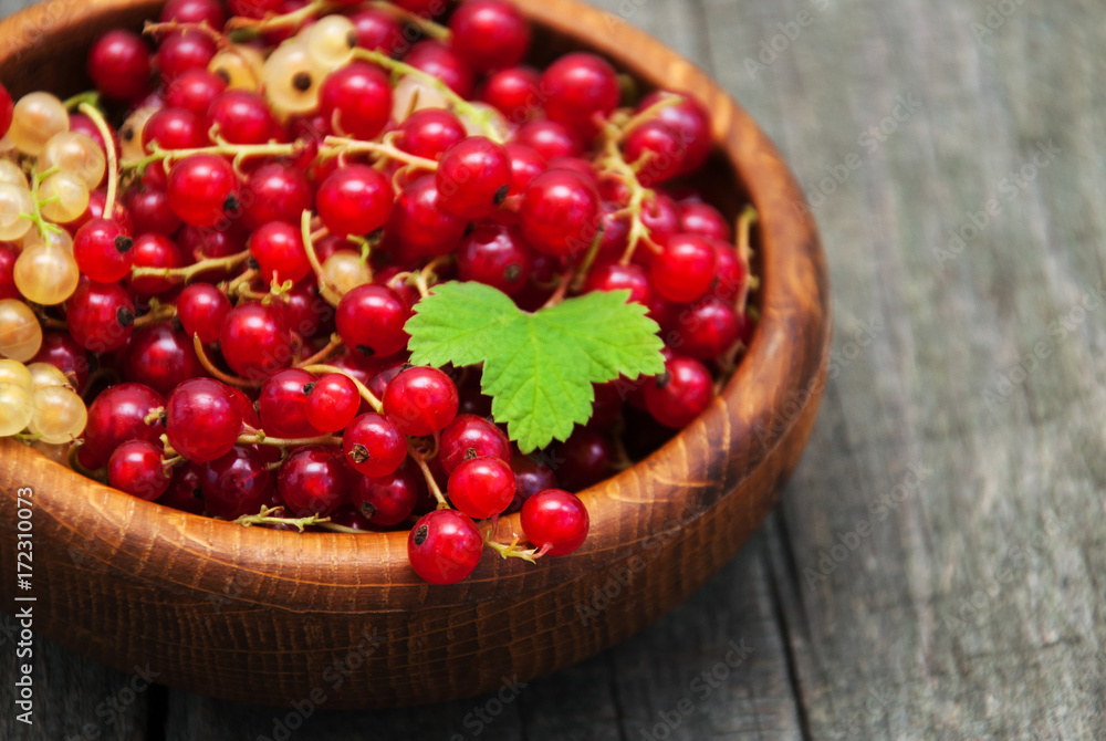 Bowl with red currant Bowl with red currant