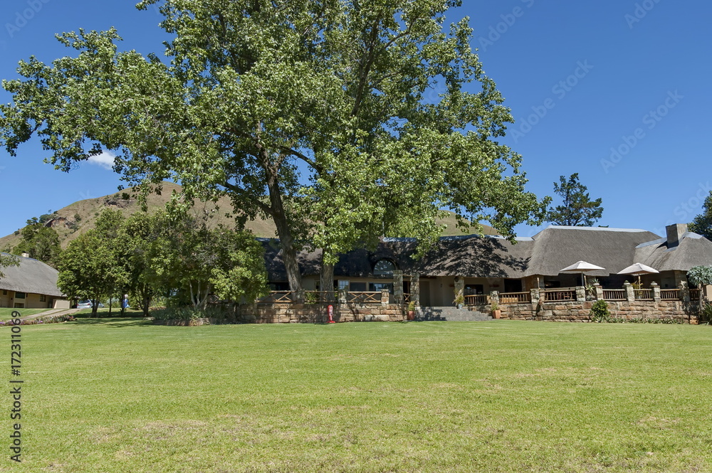 Guest
 house at Royal Natal Park in Drakensberg mountain, South Africa