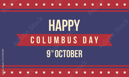 Collection Columbus day card style