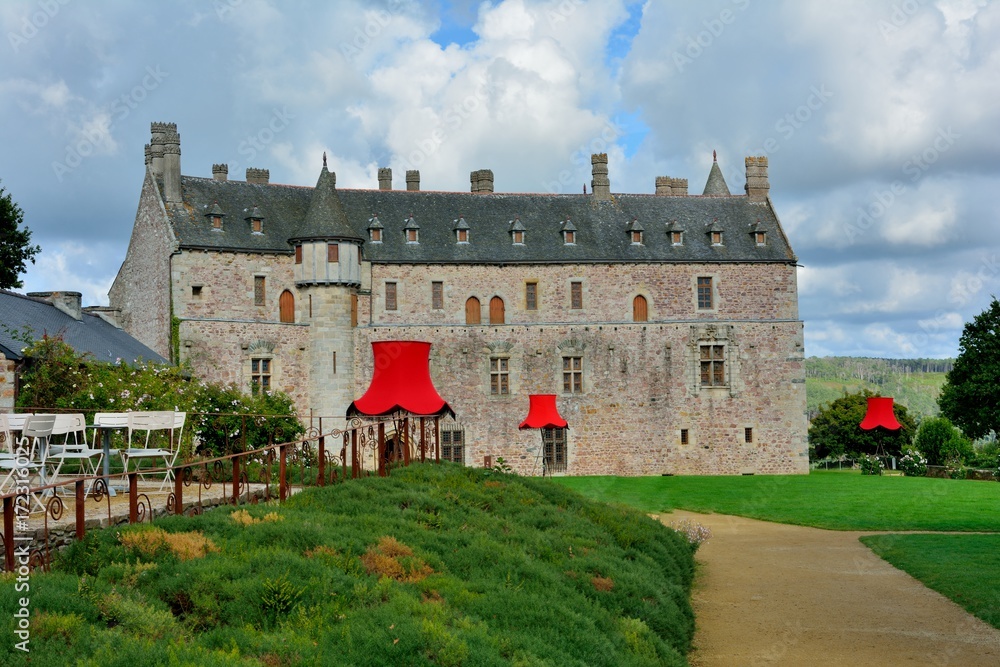 Le magnifique château de La Roche-Jagu en Bretagne