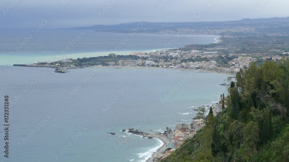 Coastline of Taormina Coastline of Taormina