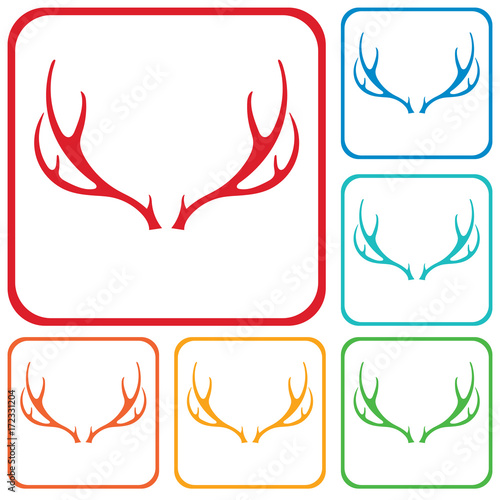 Hunting club logo icon