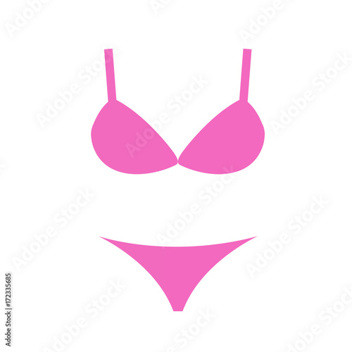 Pink Swimsuit isolated