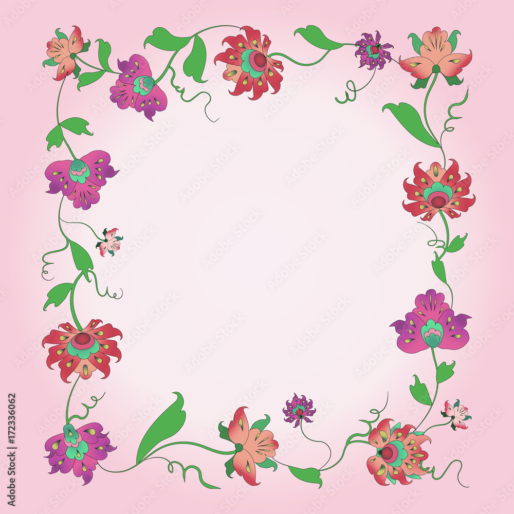 Floral frame