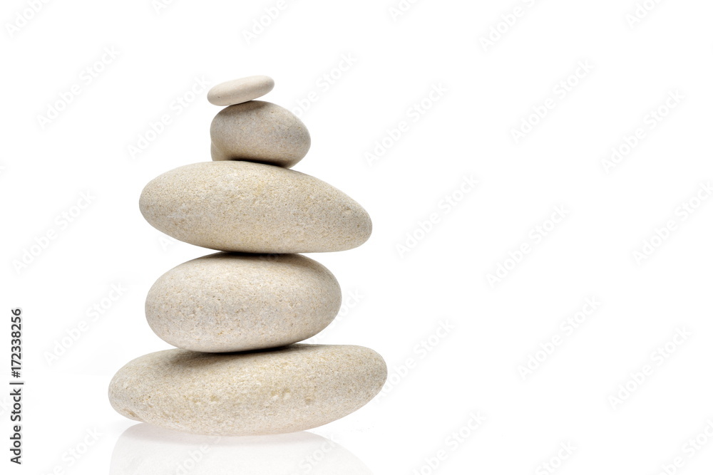 pile of stones isolated on white background pile of stones isolated on white background