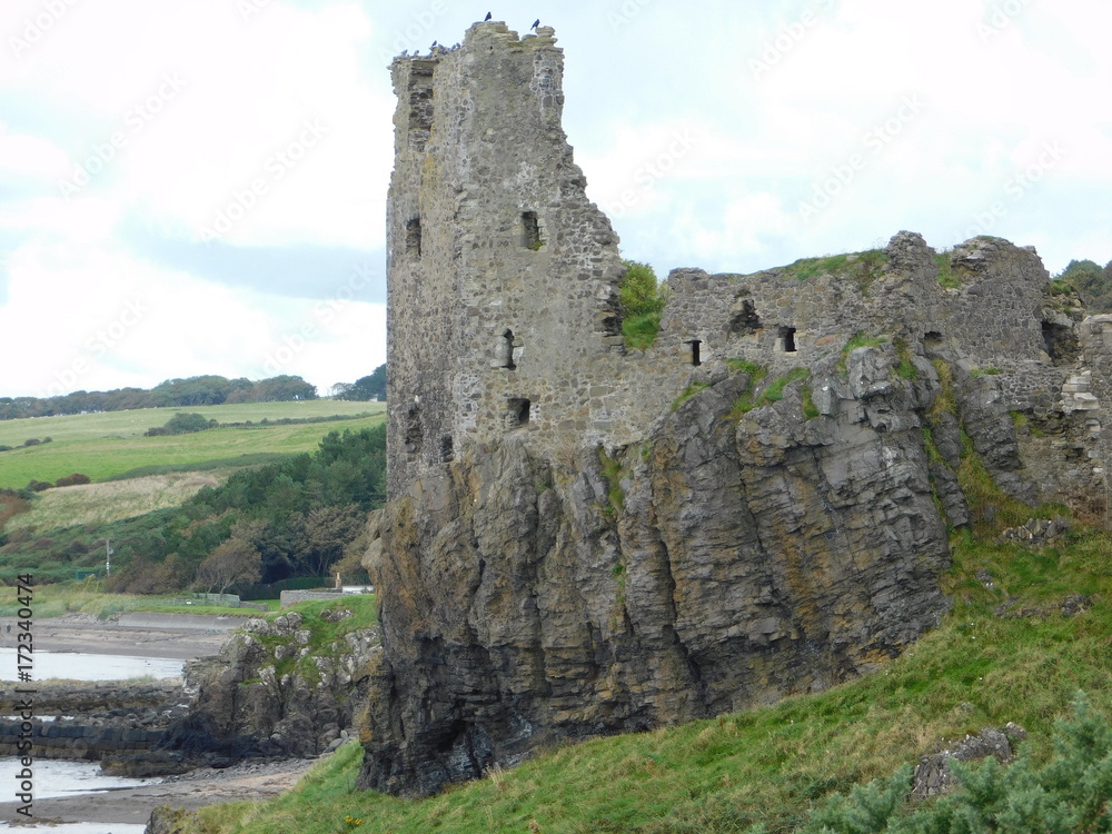 Dunure Castle Ruins Ayrshire Coast