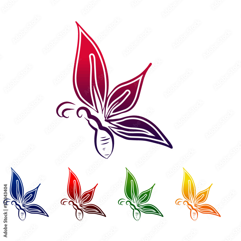 butterfly logo butterfly logo
