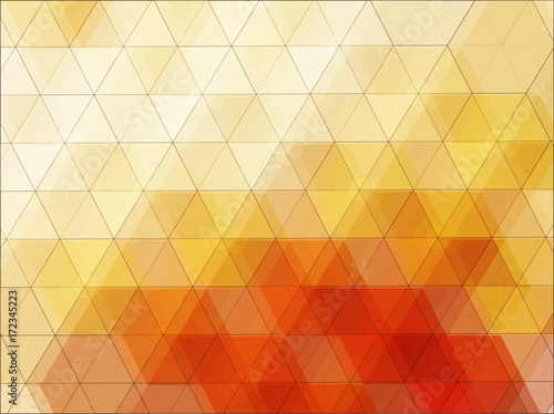 Vector geometric orange background