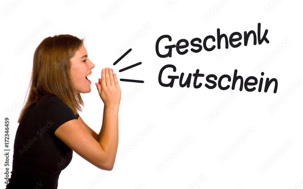 Obraz premium Geschenkgutschein