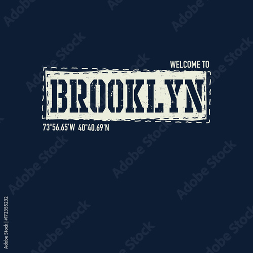 vintage urban typography vector