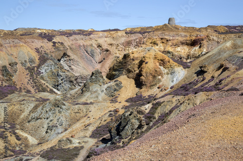 Parys Mountain Copper Mine; Amlwch; Anglesey; Wales photo