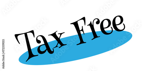 Tax Free rubber stamp. Grunge design with dust scratches. Effects can be easily removed for a clean, crisp look. Color is easily changed.