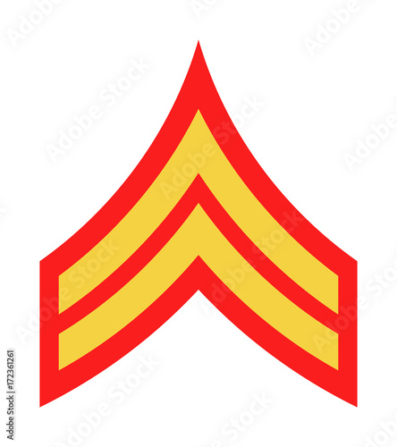 Military Ranks and Insignia. Stripes and Chevrons of Army