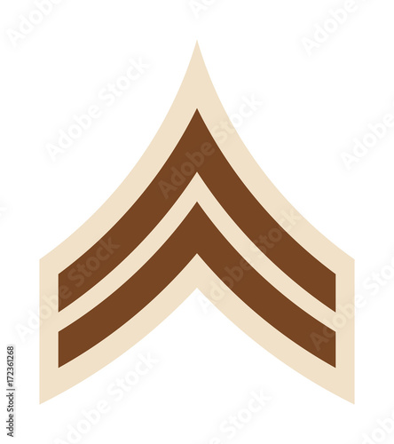 Military Ranks and Insignia. Stripes and Chevrons of Army