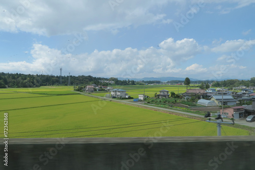 東北新幹線 窓からの景色