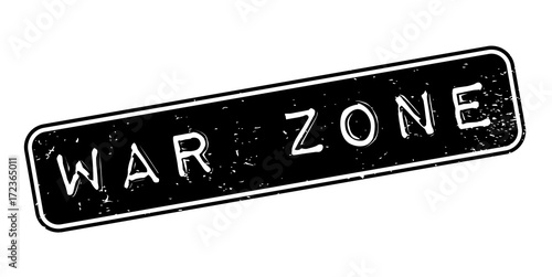 War Zone rubber stamp. Grunge design with dust scratches. Effects can be easily removed for a clean, crisp look. Color is easily changed.
