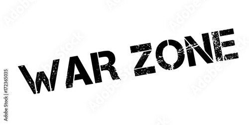 War Zone rubber stamp. Grunge design with dust scratches. Effects can be easily removed for a clean, crisp look. Color is easily changed.