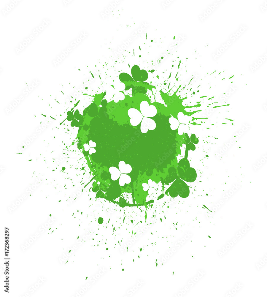 Abstract Grunge Patrick�s Day Graphics