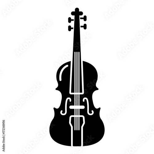 Violine icon , simple style