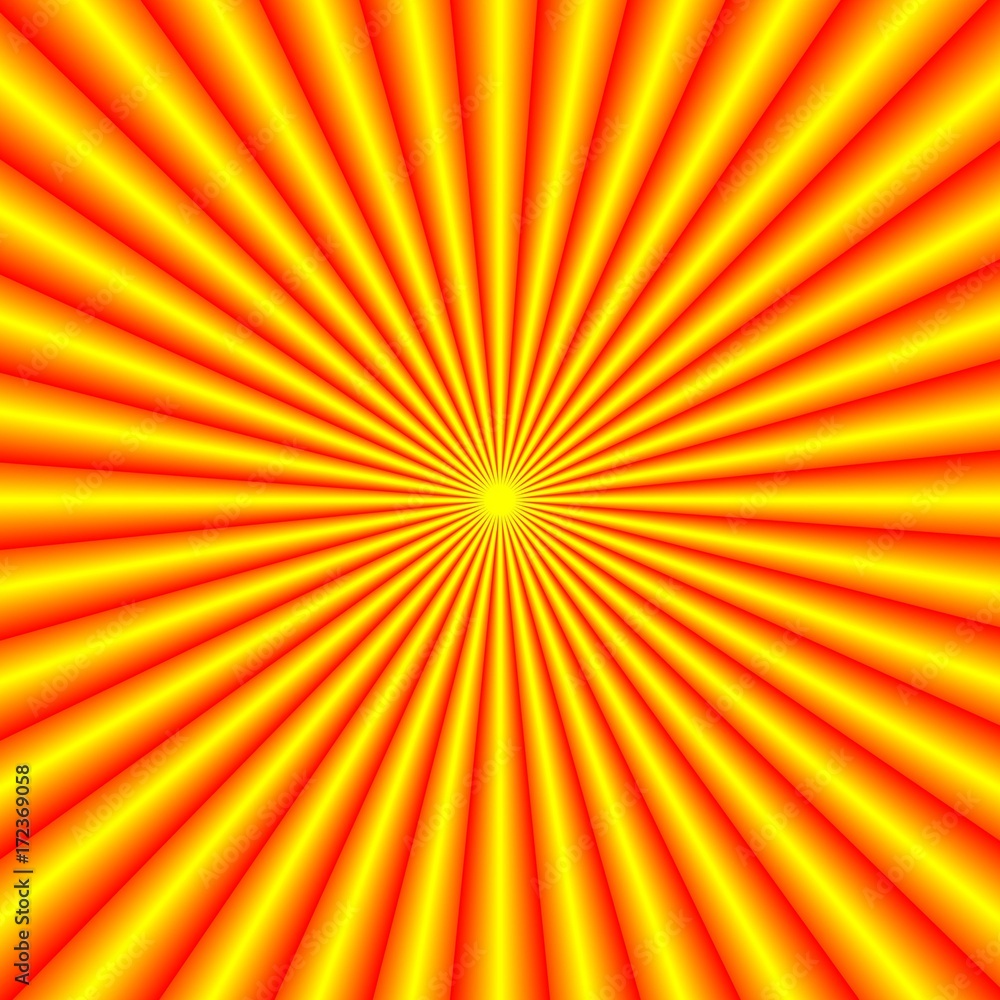 Vector background with sun rays 