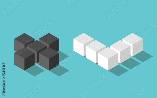 Isometric no  yes  cubes