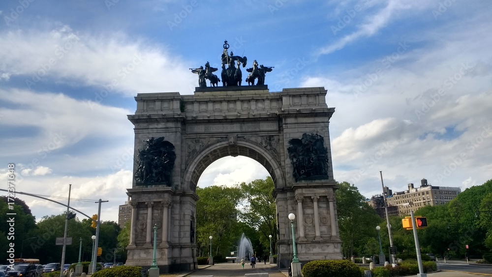 arch in brick, monuments in the cities arch in brick, monuments in the cities