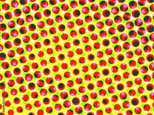 Colorful Circles Abstract Graphic Design