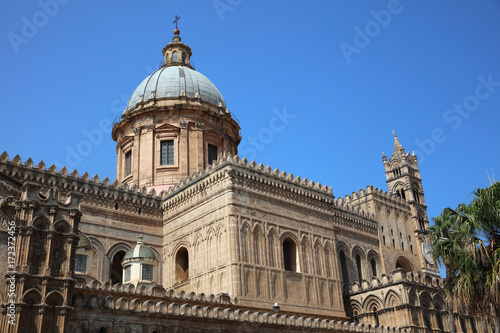 The Cathedral of Palermo on Sicily. Italy