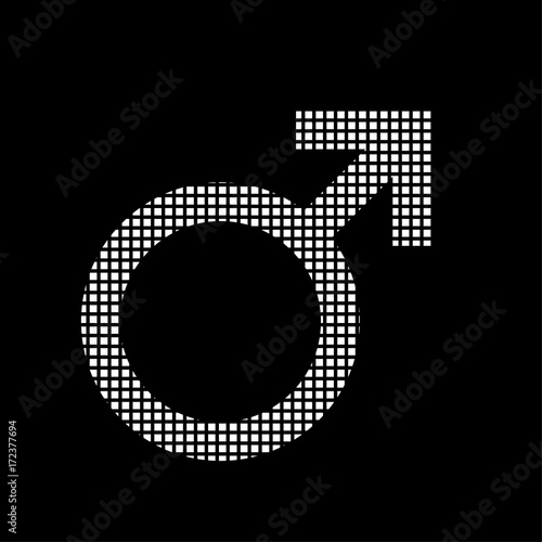 Pixel Icon - Symbol für Mann