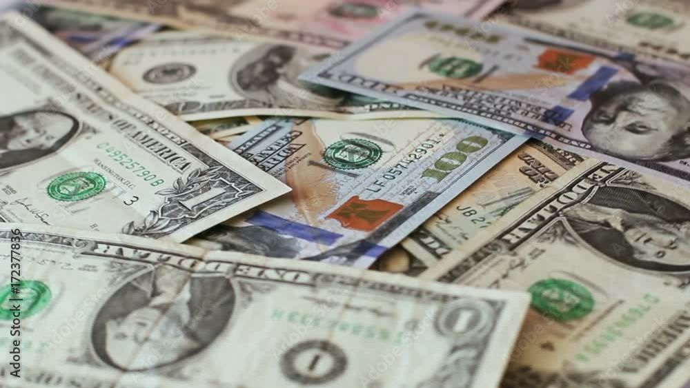 Rotating Dollars Banknotes Rotating Dollars Banknotes
