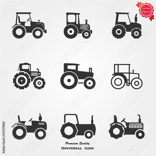 Tractor icons