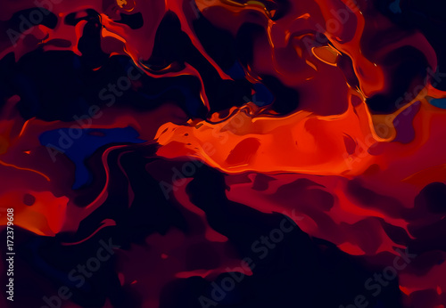 Color abstract background. flame structure. Computer collage. Earth Concept.