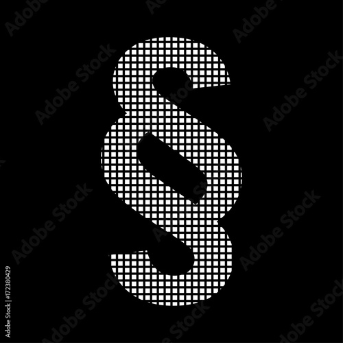 Pixel Icon - Paragraph - Recht