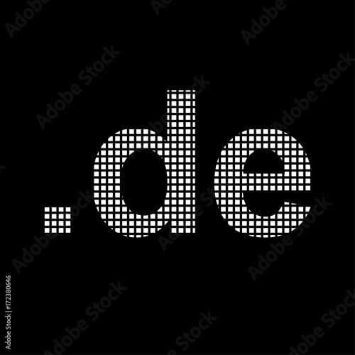 Pixel Icon - .de URL
