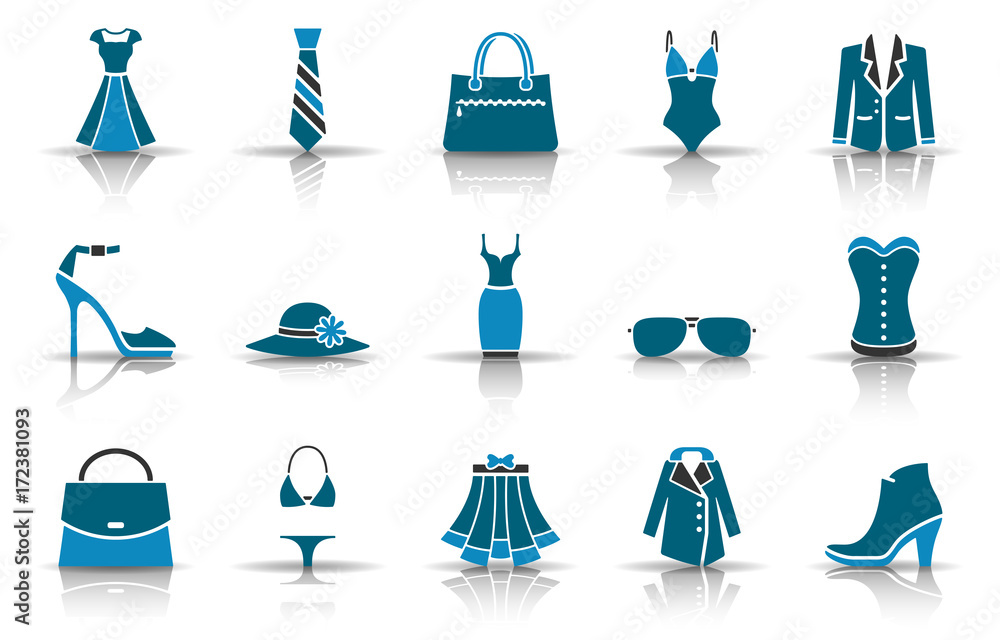 Mode Iconset - Blau (Schatten) Mode Iconset - Blau (Schatten)