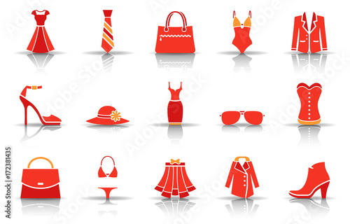 Mode Iconset - Rot (Schatten)