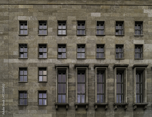  Windows of the German Ministry of Finance in Berlin