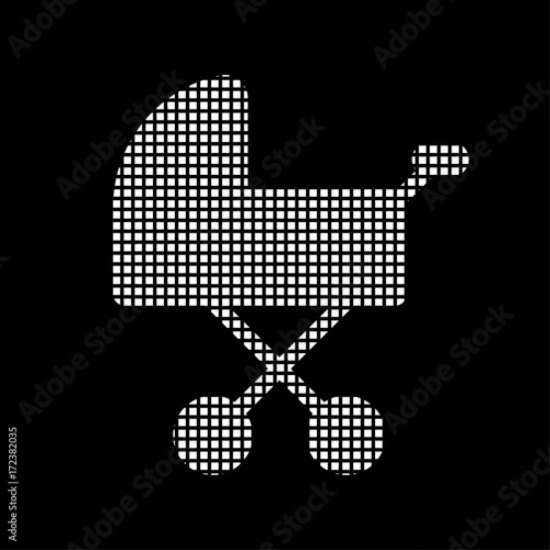Pixel Icon - Babywagen,