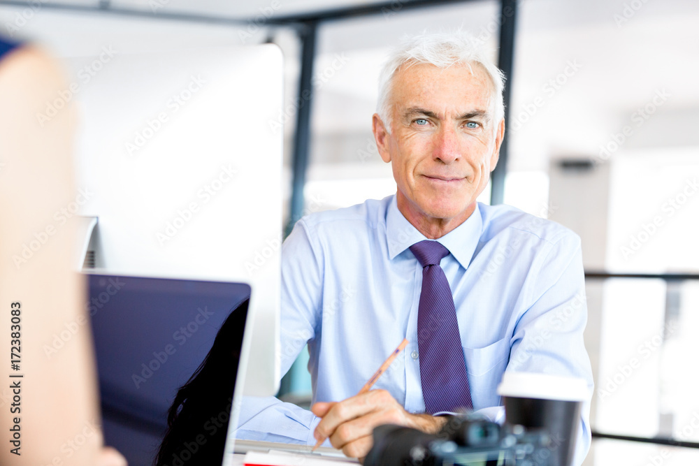 Businessman at the office Businessman at the office