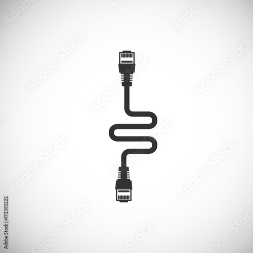 Lan  Wire Cable Computer Icon