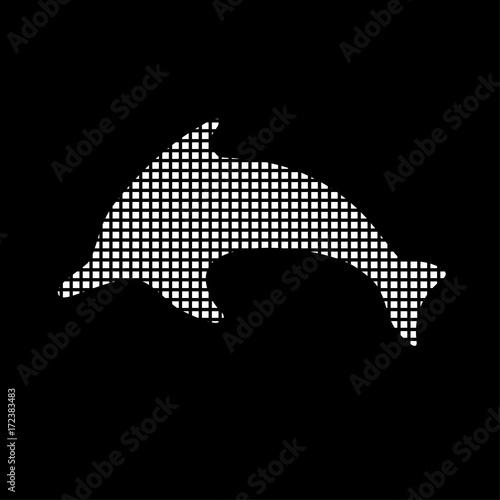Pixel Icon - Delfin
