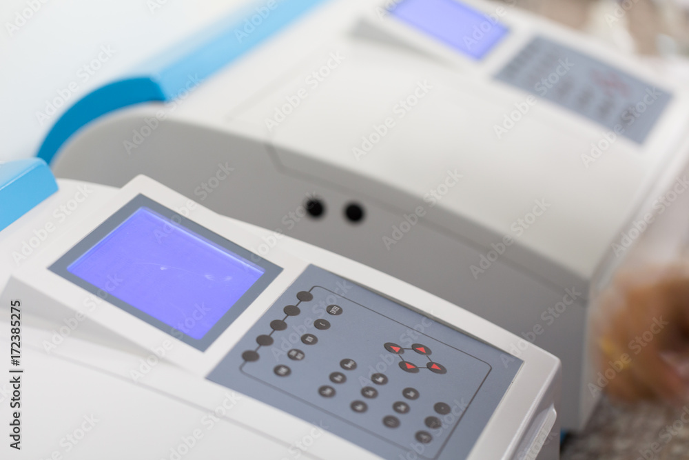 Spectrophotometer for lab experiments. Spectrophotometer for lab experiments.