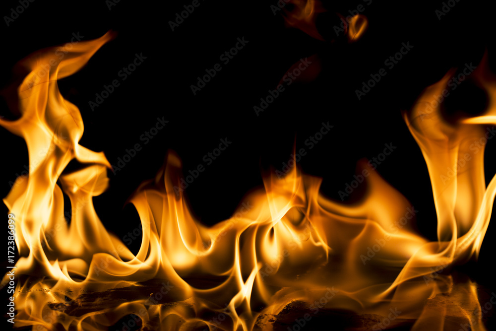 Fototapeta premium Fire flames