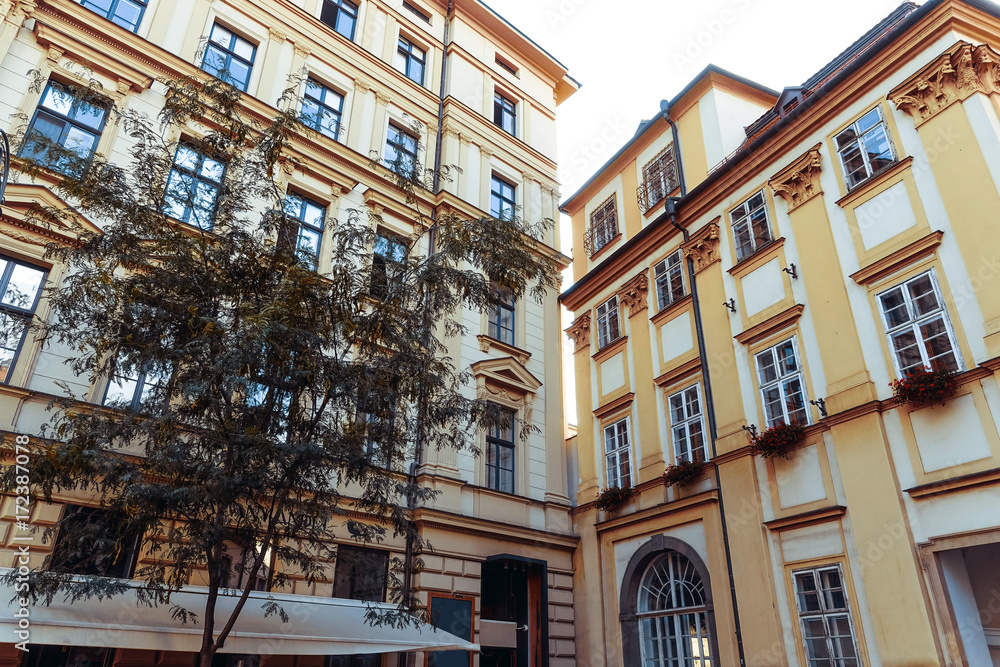Fototapeta premium antique building view in Brno, Czech Republic