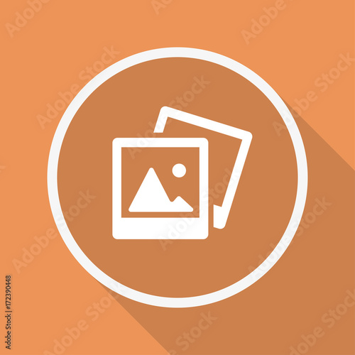 Runder Button mit Schatten - Fotos