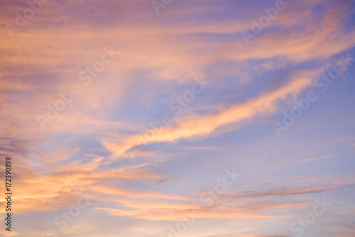 Fototapeta Naklejka Na Ścianę i Meble -  Sky and clouds / Sky and clouds at twilight.