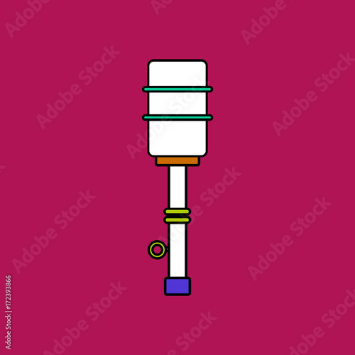 flat vector icon design collection old hand grenade