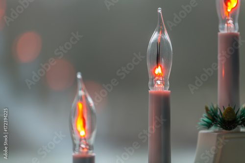 Advent electric candles 