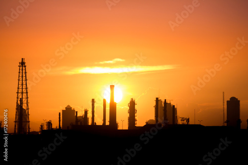 industrial, silhouette,background